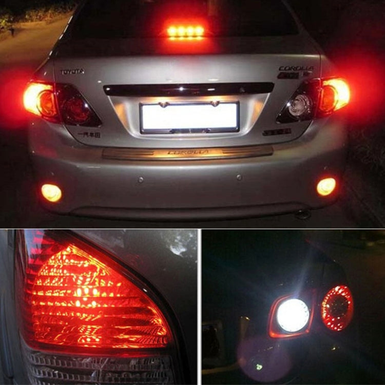2PCS 1156/Ba15s 5W 300LM 66LEDs SMD-4014 Car Tail Bulb Turn Signal Auto Reverse Lamp Daytime Turn Running Light Car Source (White Light+ Yellow Light),Cable Lenght:1 m, 1156/Ba15s 5W