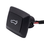 Universal Car Electric LED Light Tailgate Trunk Release Switch Rear Trunk Door Switch, Universal