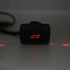 Universal Car Electric LED Light Tailgate Trunk Release Switch Rear Trunk Door Switch, Universal