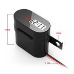 3A Motorcycle Multi-functional Cigarette Lighter Socket Voltmeter + Cigarette Lighter Socket + Dual USB, Voltmeter + Cigarette Lighter Socket + Dual USB