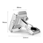 Motorcycle Handlebar Aluminum Alloy Phone Bracket, Suitable for 4-6 inch Device, Handlebar Aluminum Alloy