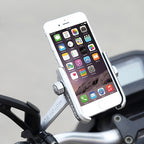 Motorcycle Rear View Mirror Aluminum Alloy Phone Bracket, Suitable for 4-6 inch Device, Rear View Mirror