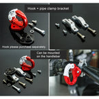 Durable Aluminum Alloy Hook Clip for Motorcycle / Bicycle, Hook Clip