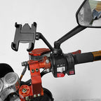 Motorcycle Rear View Mirror Aluminum Alloy Bracket, Random Color Delivery, Mirror Aluminum Alloy Bracket,