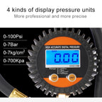 Car Digital LCD Display Tire Air Pressure Inflator Gauge Vehicle Tester Inflation Monitoring, Car Digital Display Tire Air Pressure