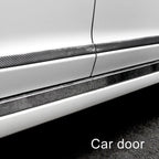 Universal Car Door Threshold Decoration Strip Decorative Sticker, Size : 7CM x 3M, Size : 7CM x 3M(Black)