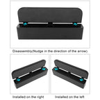 Universal Car Multi-functional Charger Console Side Pocket Seat Gap Side Storage Box, with 2 USB Ports