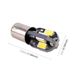 10 PCS BA9S DC 12V 1.1W 8LEDs SMD-5630 Car Clearance Light Reading Light, 10 PCS BA9S DC 12V 1.1W