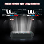 M7 3.5 inch Universal Car OBD2 + GPS HUD Vehicle-mounted Head Up Display Fuel Consumption, M7