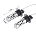 2 PCS H3 10W 30 SMD-4014 LEDs Car Fog Light, DC 12V, H3 (Blue Light), H3 (Orange Light), H3 (White Light)