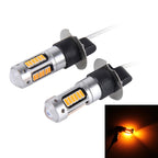 2 PCS H3 10W 30 SMD-4014 LEDs Car Fog Light, DC 12V, H3 (Ice Blue Light), H3 (Orange Light), H3 (Red Light), H3 (White Light), H3 (Blue Light), H3 (Pink Light)