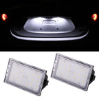 2 PCS DC 12V 3W 150LM 6000K LED License Plate Light 18LEDs SMD-3528 Bulbs Lamps for Land Rover, For Land Rover