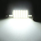 2 PCS 31mm DC12V / 1.2W / 6000K / 80LM 28LEDs SMD-3014 Car License Plate Light / Dome Light, with Decoder, 31mm