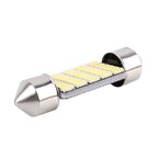 2 PCS 36mm DC12V / 1.2W / 6000K / 80LM 33LEDs SMD-3014 Car License Plate Light / Dome Light, with Decoder, 36mm