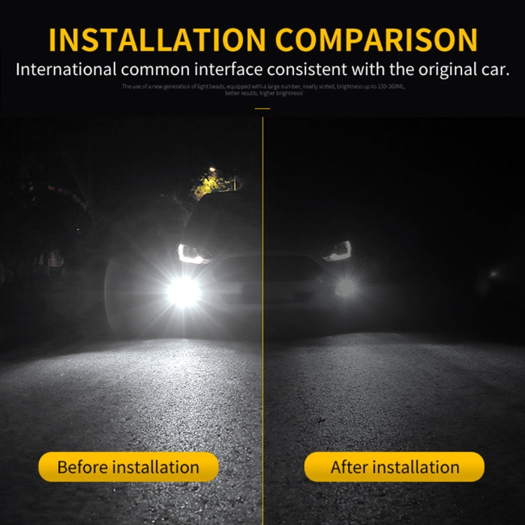 2 PCS 9005 DC9-16V / 8.2W / 6000K / 655LM Car Auto Fog Light 66LEDs SMD-2016 Lamps, 9005