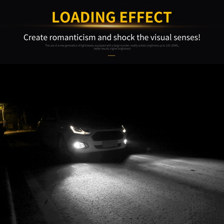 2 PCS 9005 DC9-16V / 8.2W / 6000K / 655LM Car Auto Fog Light 66LEDs SMD-2016 Lamps, 9005