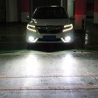 2 PCS H4 DC9-16V / 8.2W(H) 2.7W(L) / 6000K / 655LM Car Auto Fog Light 66LEDs SMD-2016 Lamps, H4