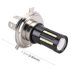 2 PCS H4 DC9-16V / 8.2W(H) 2.7W(L) / 6000K / 655LM Car Auto Fog Light 66LEDs SMD-2016 Lamps, H4