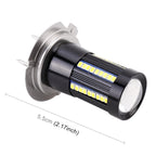 2 PCS H7 DC9-16V / 8.2W / 6000K / 655LM Car Auto Fog Light 66LEDs SMD-2016 Lamps, H7