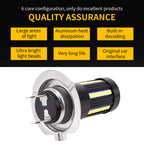 2 PCS H7 DC9-16V / 8.2W / 6000K / 655LM Car Auto Fog Light 66LEDs SMD-2016 Lamps, H7