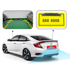 PZ423 America Car License Plate Frame 120 Degree Rear View Camera, PZ423