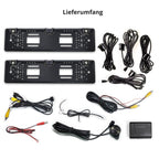 PZ600L-2 Europe Car License Plate Frame Front Rear View Camera, PZ600L-2