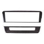 Car Carbon Fiber CD Panel Decorative Sticker for Mercedes-Benz GLA 2015-2018, CD Panel