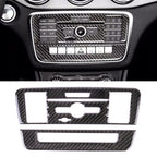 Car Carbon Fiber CD Panel Decorative Sticker for Mercedes-Benz GLA 2015-2018, CD Panel(2)