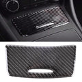 Car Carbon Fiber Ashtray Panel Decorative Sticker for Mercedes-Benz GLA 2015-2018, Ashtray Panel
