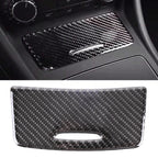 Car Carbon Fiber Ashtray Panel Decorative Sticker for Mercedes-Benz GLA 2015-2018, Ashtray Panel