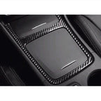 Car Carbon Fiber Central Control Panel Frame Decorative Sticker for Mercedes-Benz GLA 2015-2018, Central Control Panel Frame