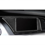 Car Carbon Fiber Inner Frame without Navigation Decorative Sticker for Audi A4L / A5 / Q5 2009-2016, Inner Frame without Navigation