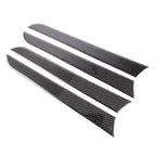 4 PCS Car Carbon Fiber Inner Door Panel Decorative Sticker for Audi A4L / A5 / Q5 2009-2016, Inner Door Panel