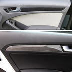 4 PCS Car Carbon Fiber Inner Door Panel Decorative Sticker for Audi A4L / A5 / Q5 2009-2016, Inner Door Panel