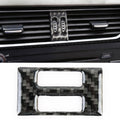 Car Carbon Fiber Air Conditioning Switch Decorative Sticker for Audi A4L / A5 / Q5 2009-2016, Air Conditioning Switch