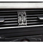 Car Carbon Fiber Air Conditioning Switch Decorative Sticker for Audi A4L / A5 / Q5 2009-2016, Air Conditioning Switch