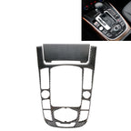 2 PCS Car Carbon Fiber Gear Panel Decorative Sticker for Audi A4L / A5 / Q5 2009-2016, Gear Panel (F)