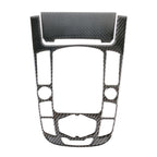 2 PCS Car Carbon Fiber Gear Panel Decorative Sticker for Audi A4L / A5 / Q5 2009-2016, Gear Panel (F)