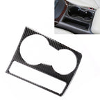 Car Carbon Fiber Water Cup Holder Decorative Sticker for Audi A4L / A5 / Q5 2009-2016, Water Cup Holder