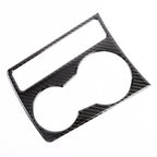 Car Carbon Fiber Water Cup Holder Decorative Sticker for Audi A4L / A5 / Q5 2009-2016, Water Cup Holder