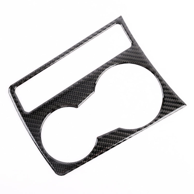 Car Carbon Fiber Water Cup Holder Decorative Sticker for Audi A4L / A5 / Q5 2009-2016, Water Cup Holder