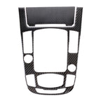 2 PCS Car Carbon Fiber Gear Panel Decorative Sticker for Audi A4L / A5 / Q5 2009-2016, Gear Panel(E)