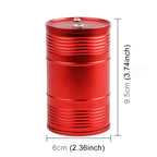 Universal Portable Car Metal Trash Rubbish Bin Ashtray, Universal Black, Universal Red