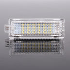 2 PCS LED Car DC 12V 1.5W 6000K 100LM Door Lights 18LEDs SMD-3528 Lamps for BMW E81, For BMW E81