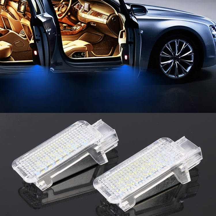 2 PCS LED Car DC 12V 1.5W Door Lights Lamps for Audi / Volkswagen, For Audi / Volkswagen (White Light), For Audi / Volkswagen (Blue Light), For Audi / Volkswagen (Red Light)