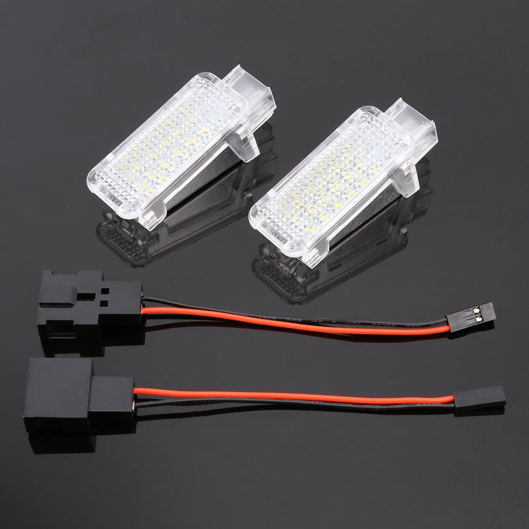 2 PCS LED Car DC 12V 1.5W Door Lights Lamps for Audi / Volkswagen, For Audi / Volkswagen (White Light), For Audi / Volkswagen (Blue Light), For Audi / Volkswagen (Red Light)