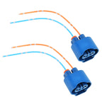 2 PCS Car 9005 Bulb Holder Base Female Socket with Wire, 9005