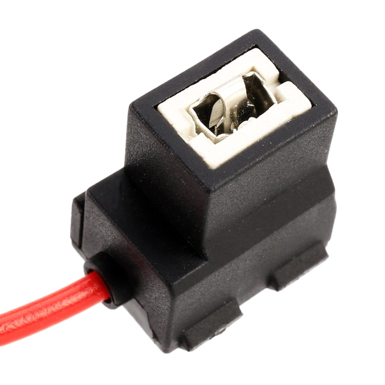 2 PCS Car H1 / H3 Bulb Holder Base Female Socket with Wire, H1 / H3