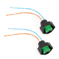 2 PCS Car H8 / H11 Bulb Holder Base Female Socket with Wire, H8 / H11