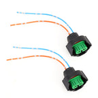 2 PCS Car H8 / H11 Bulb Holder Base Female Socket with Wire, H8 / H11